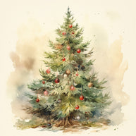 A Country Christmas Fabric Panel 14