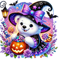 Halloween Wonder Animals Fabric Panel 135