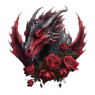 Gothic Dragons Fabric Panel 13
