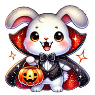 Halloween Wonder Animals Fabric Panel 9
