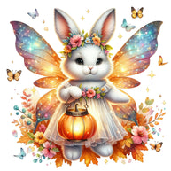Halloween Wonder Animals Fabric Panel 105