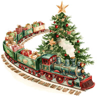 Rustic Christmas Fabric Panel 39