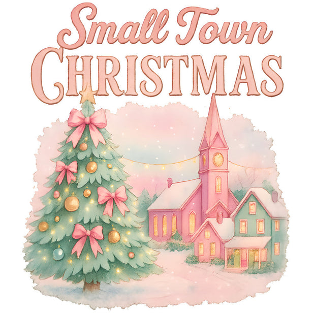 A Pink Christmas Fabric Panel 16