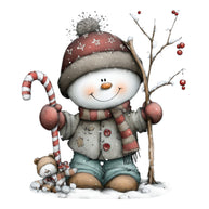 1st Whimsical Christmas Fabric Panel 70