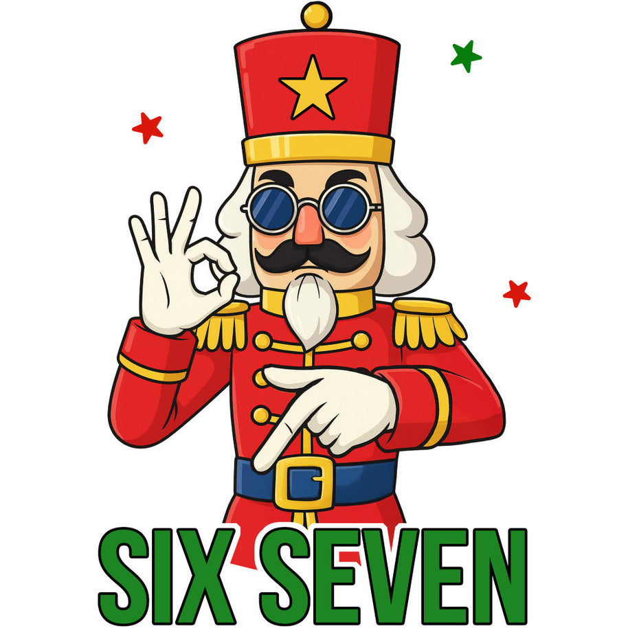 Six Seven Christmas Fabric Panel 1
