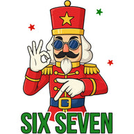 Six Seven Christmas Fabric Panel 1
