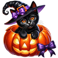 Halloween Wonder Animals Fabric Panel 119