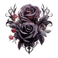 Gothic Floral Fabric Panel 20