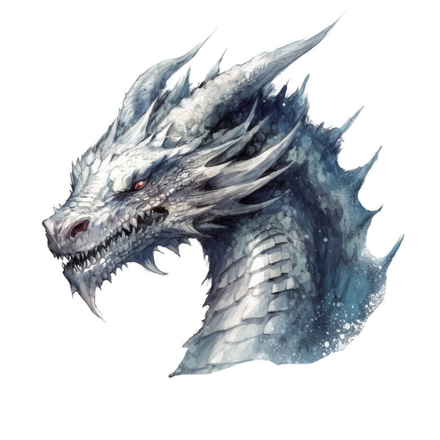 Gothic Dragons Fabric Panel 12
