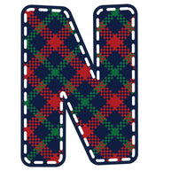 Christmas Alphabet Fabric Panel 26