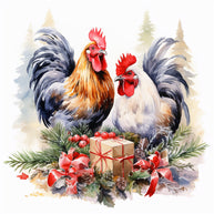 A Country Christmas Fabric Panel 25