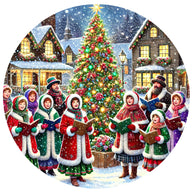 Christmas Villages Fabric Panel 68