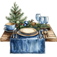 Cowboy Christmas Fabric Panel 7