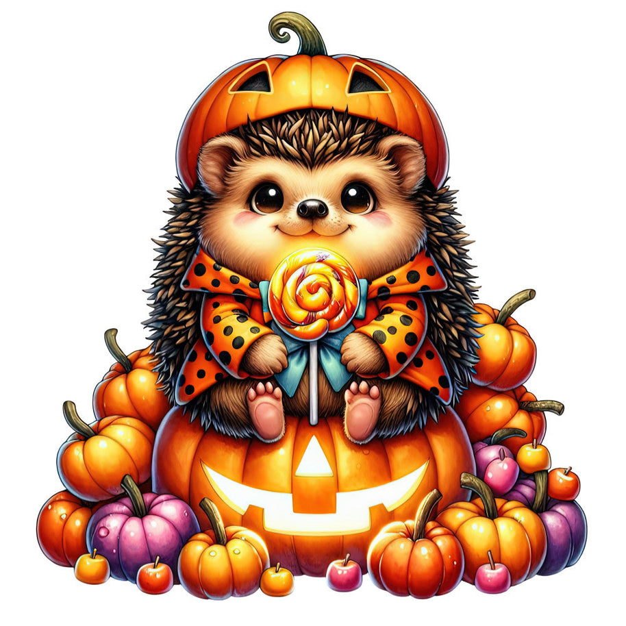 Halloween Wonder Animals Fabric Panel 152