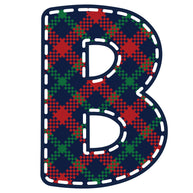 Christmas Alphabet Fabric Panel 11