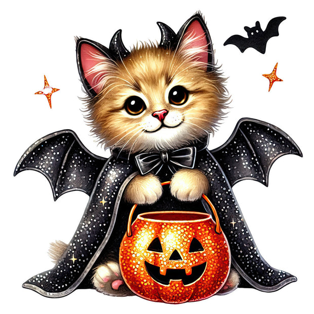 Halloween Wonder Animals Fabric Panel 129