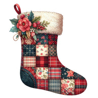 Patchwork Christmas Fabric Panel 4