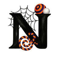 Halloween Alphabet Fabric Panel 7