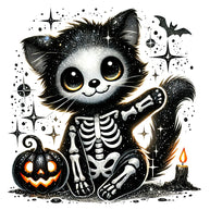 Halloween Wonder Animals Fabric Panel 101