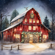 A Country Christmas Fabric Panel 31