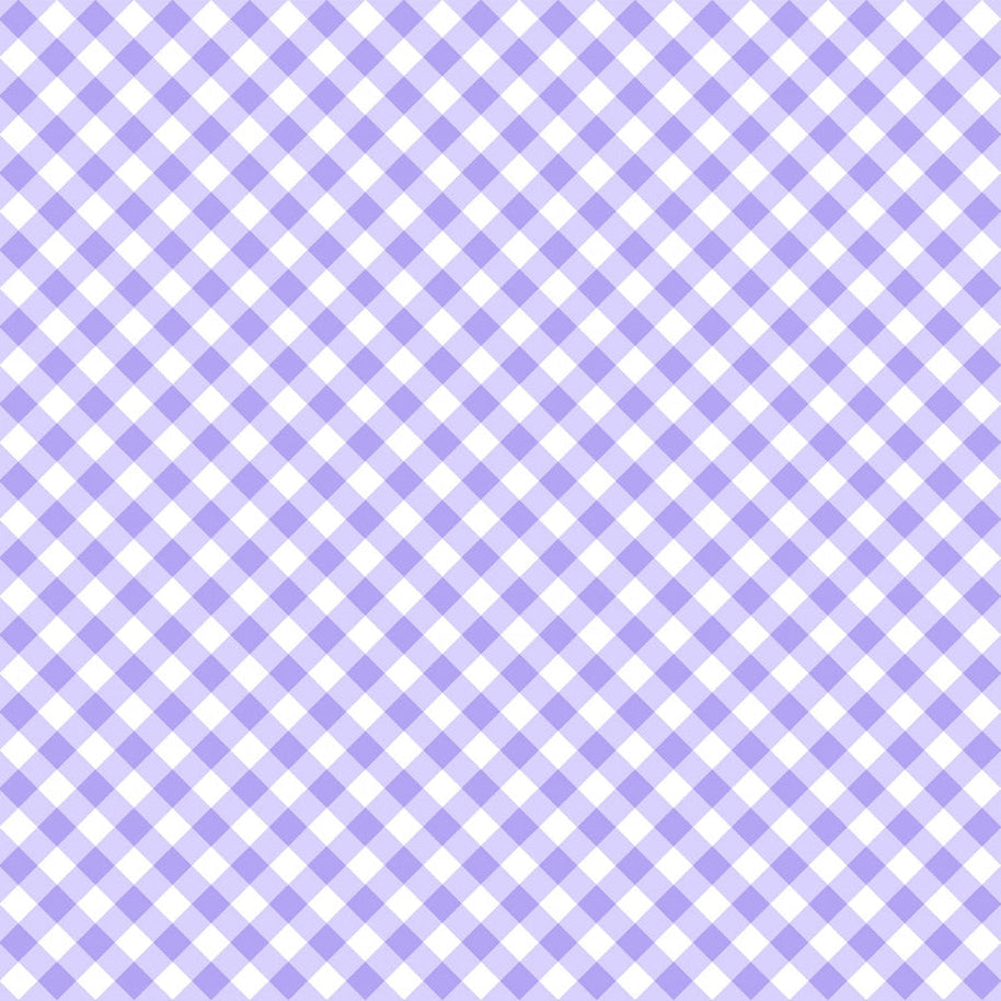 Barely Basics Gingham Quilting Cuddle Bellflower Fabric Per Yard