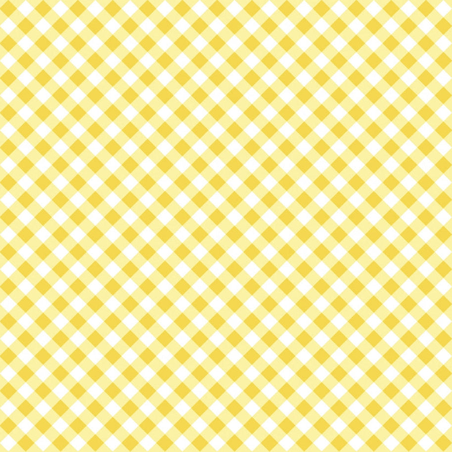 Barely Basics Gingham Quilting Cuddle Sunshine Fabric Per Yard
