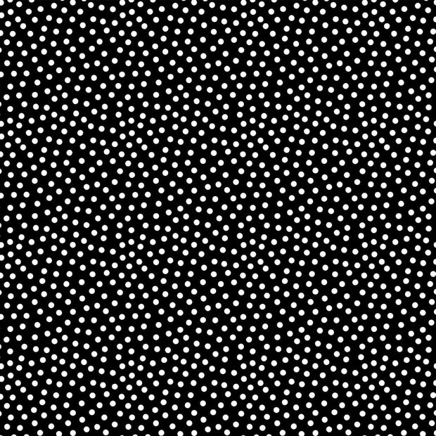 Barely Basics Lots a Dots Quilting Cuddle Black Fabric Per Yard