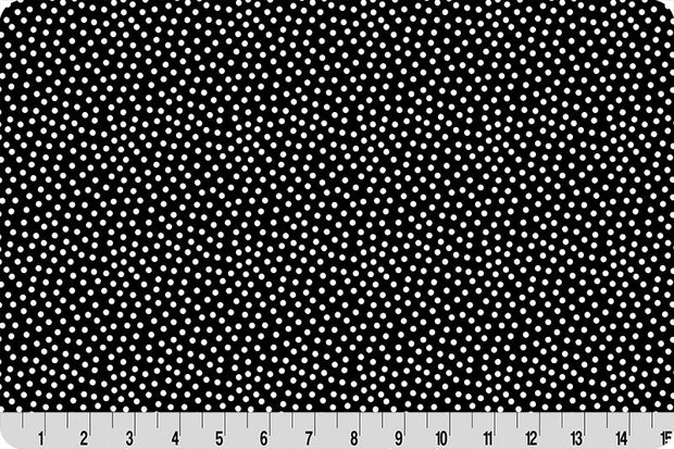 Barely Basics Lots a Dots Quilting Cuddle Black Fabric Per Yard