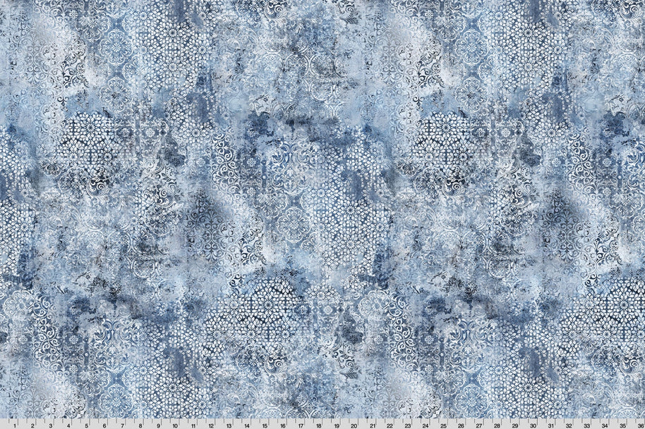 Barely Basics Stone Wash Quilting Cuddle Denim Fabric Per Yard