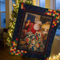 Quilting Santa Panel Quilt Pattern