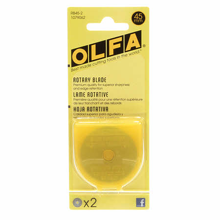 olfa 45mm Rotary Blade 2 ct.