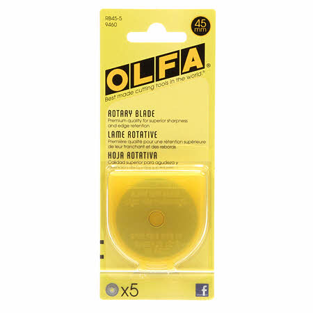 Olfa Rotary Blade 45mm 5ct